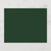 Budget Botanisch Groen Blad Bruiloft Flyer (Achterkant)