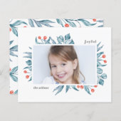 Budget Botanisch Lijst Fotovakantiekaartje (Voorkant / Achterkant)