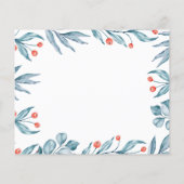 Budget Botanisch Lijst Fotovakantiekaartje (Achterkant)