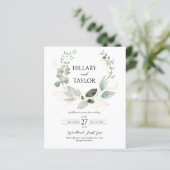 BUDGET Botanische Eucalyptus Krans Bruiloft (Staand voorkant)