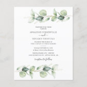 Budget Botanische Eucalyptus Weddenschap (Voorkant)