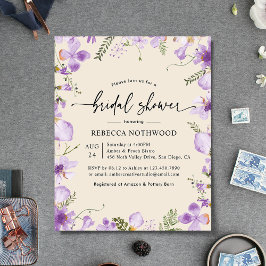 Budget Botanische Garden Bridal Shower Invitation