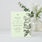 BUDGET Botanische tuinboer wordt uitgenodigd (Staand voorkant)