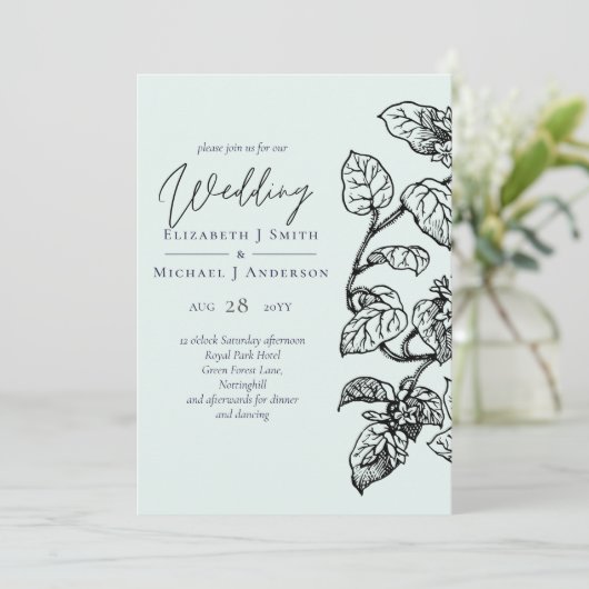 BUDGET Botanische tuinboer wordt uitgenodigd (Staand voorkant)