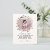 Budget Botanische Wildflower 1e Verjaardagsfeest (Staand voorkant)