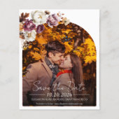 Budget Bourgogne Bloemen Foto Huwelijk Save the Da (Voorkant)