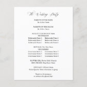 Budget Bourgogne & Blush Pink 8B Wedding Ceremony (Achterkant)