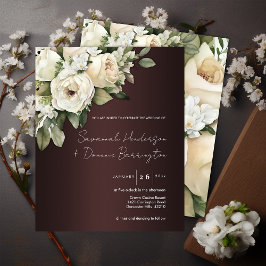 Budget Bourgogne en Rose Bouquet Boho Bruiloft Flyer