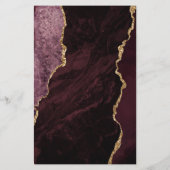 Budget Bourgogne Gold Agaat Dark Wedding (Achterkant)