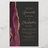 Budget Bourgogne Gold Agaat Dark Wedding (Voorkant)