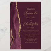 Budget Bourgogne Gold Agaat Wedding (Voorkant)