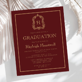 Budget Bourgogne Gold Crest Graduation Party