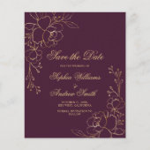 BUDGET Bourgogne & goudbloemen sparen de Datum Kaa (Voorkant)