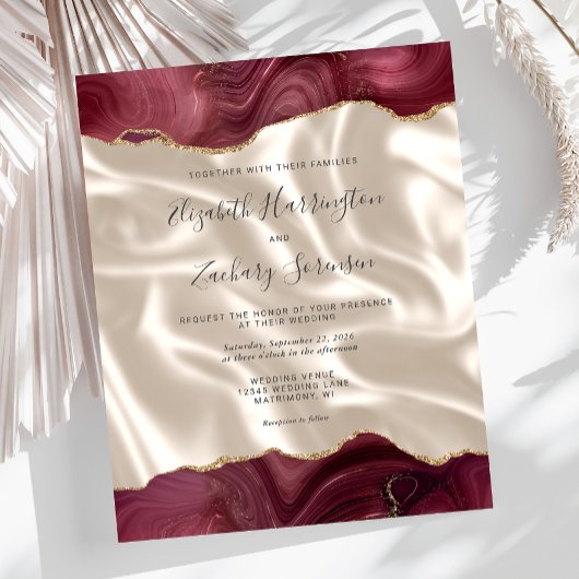 Budget Bourgogne Gouden Agaat Ivoor Zijde Huwelijk