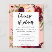 Budget Bourgogne Marasala PNK - wijziging van plan Flyer (Voorkant)