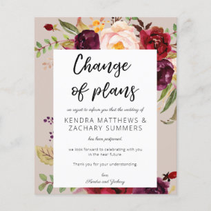 Budget Bourgogne Marasala TP Wijziging van de Plan Flyer