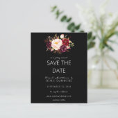 Budget Bourgogne Marsa Floral Save the Date - Zwar (Staand voorkant)
