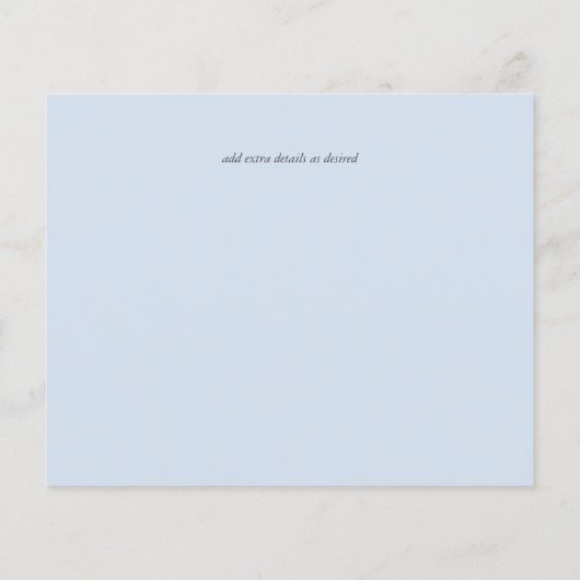 BUDGET  Bourgogne Roos Eucalyptus Bruiloft Flyer (Achterkant)