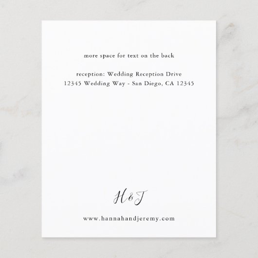 Budget Bourgogne & Roze Floral 8B - Gegevens Flyer (Achterkant)