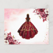 Budget Bourgogne Save the Date Verjaardag Quincean (Achterkant)