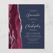 Budget Bourgogne Zilveren Agaat Marine QR Code Huw (Voorkant)