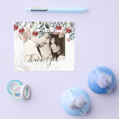 BUDGET Bourgondië Bloemencollage Bedankt Flyer (Enkel)