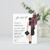 Budget Bourgondië eenvoudige foto Ze deed het Afst (Staand voorkant)