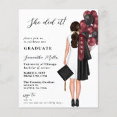 Budget Bourgondië eenvoudige foto Ze deed het Afst (Voorkant)