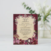 BUDGET Bourgondië Goud Alice in Wonderland Huwelij (Staand voorkant)