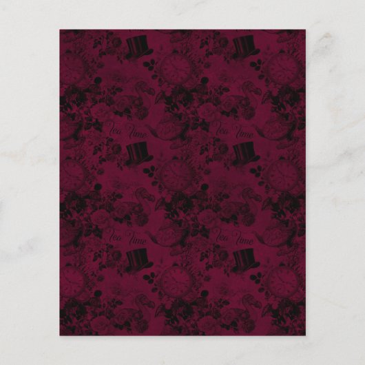 BUDGET Bourgondië Goud Alice in Wonderland Huwelij (Achterkant)