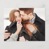 Budget Bourgondië Groene Foto's Trouw Uitnodiging (Achterkant)