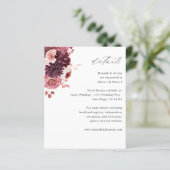 Budget Bourgondië & Roze Bloemendetails 8A Boho (Staand voorkant)