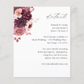 Budget Bourgondië & Roze Bloemendetails 8A Boho (Voorkant)