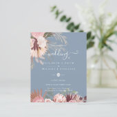 BUDGET Bourgondië Wijn Pampas Gras Tropisch Huweli (Staand voorkant)