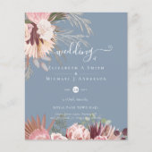 BUDGET Bourgondië Wijn Pampas Gras Tropisch Huweli (Voorkant)