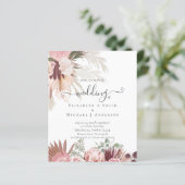 BUDGET Bourgondië Wijn Pampas Gras Tropisch Huweli (Staand voorkant)