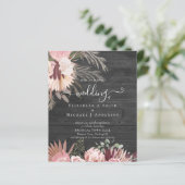 BUDGET Bourgondië Wijn Pampas Gras Tropisch Huweli (Staand voorkant)