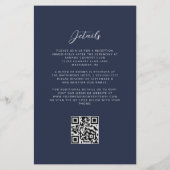 Budget Bourgondië Zilver Agaat Marine QR Code Trou (Achterkant)