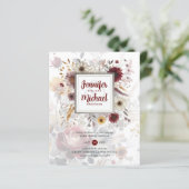 BUDGET Bourgondiërge Gele Bloemen (Staand voorkant)