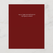 BUDGET Bourgondiërge Gele Bloemen (Achterkant)