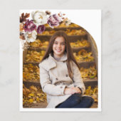 Budget Bourgondische Herfst Bat Mitswa Fotouitnodi (Achterkant)