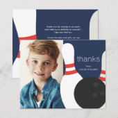 Budget Bowling Kids Bedankkaart (Voorkant / Achterkant)