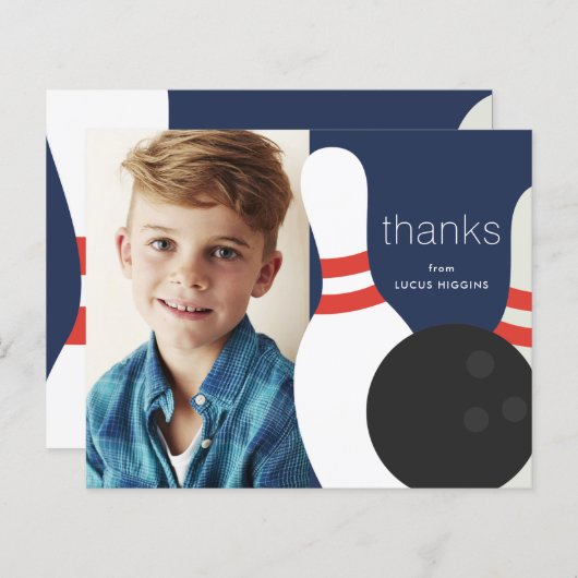 Budget Bowling Kinder Hartelijk dank (Voorkant / Achterkant)