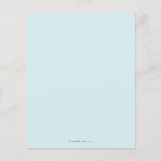 Budget Boy 1st Birthday Uitnodigingen (Achterkant)