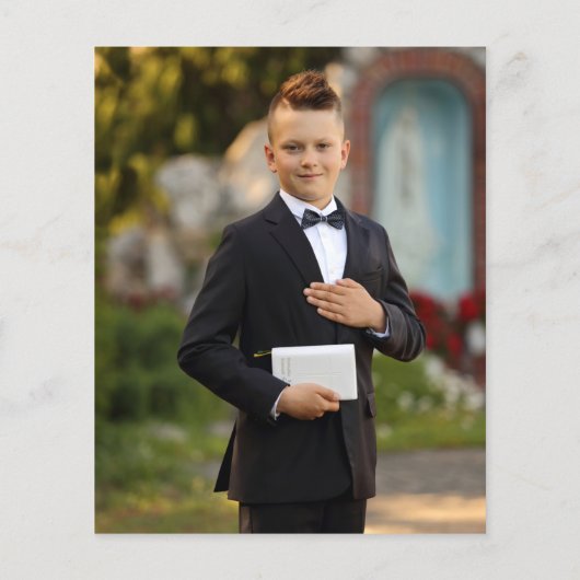 Budget Boy Religious Cross First Community Foto (Achterkant)