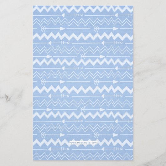 Budget Boy Tribal TeePee Baby Shower Uitnodigingen (Achterkant)