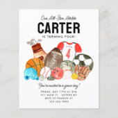 Budget Boys Sport Ballen All Star Kids Verjaardag (Voorkant)