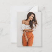 Budget Bridal hower pampas gras Foto uitnodiging (Achterkant)