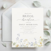 Budget Bridal Luncheon Wildflower Uitnodiging Flyer