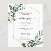 Budget Bridal Shower Invitation Flyer (Voorkant)